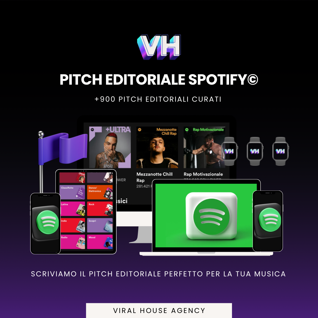 Scrittura Pitch Playlist Editoriali di Spotify